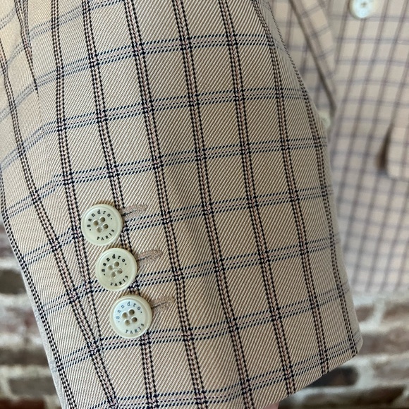 Blush Sandro Metallic Tweed Oversized Blazer - Picture 4 of 9